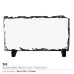 Sublimation Photo Rock Frame With Stand